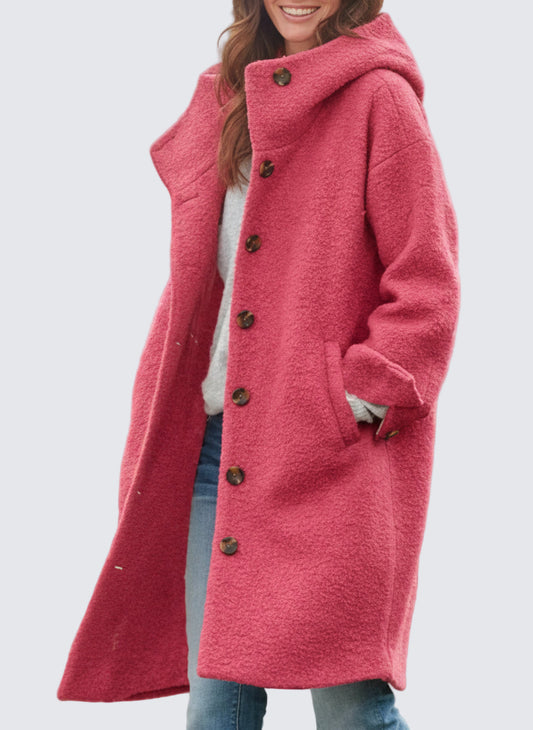 ZYRA | Élégante longue veste d'hiver