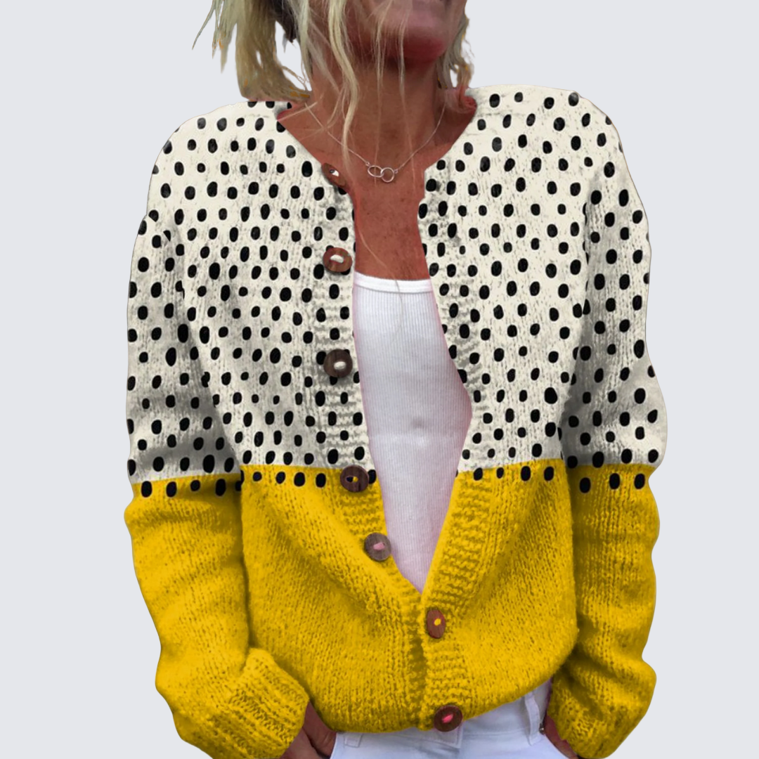 Adeline | Polka Dots Cardigan