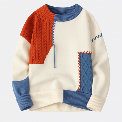 FRESH LABEL | Arty Patch Sweater