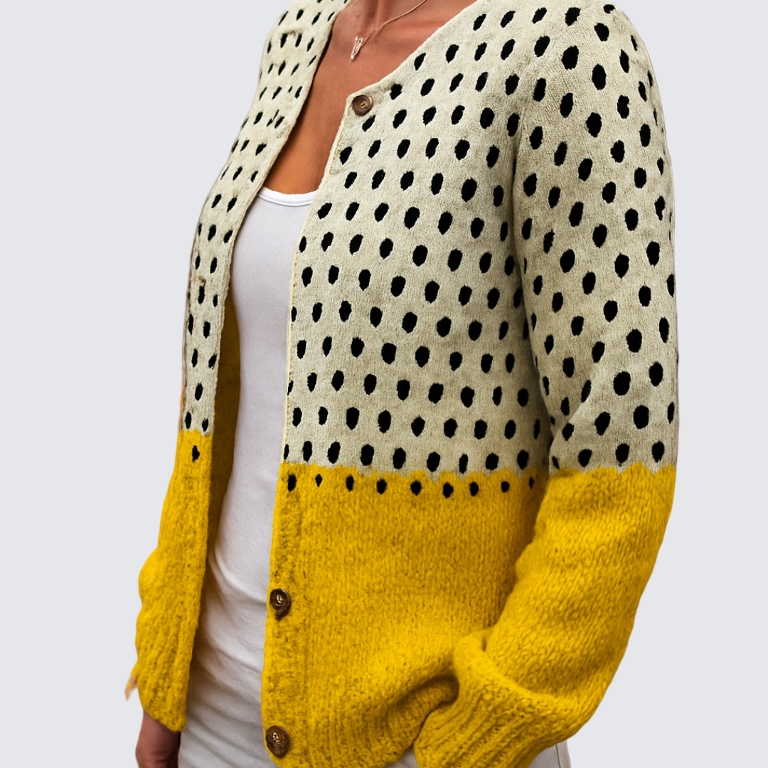 Adeline | Polka Dots Cardigan