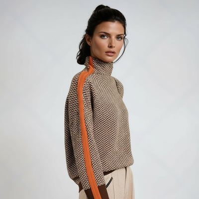 Marieke | Coltrui met opvallende contrasterende strepen