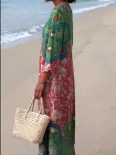 Provence | Boho midi zomerjurk