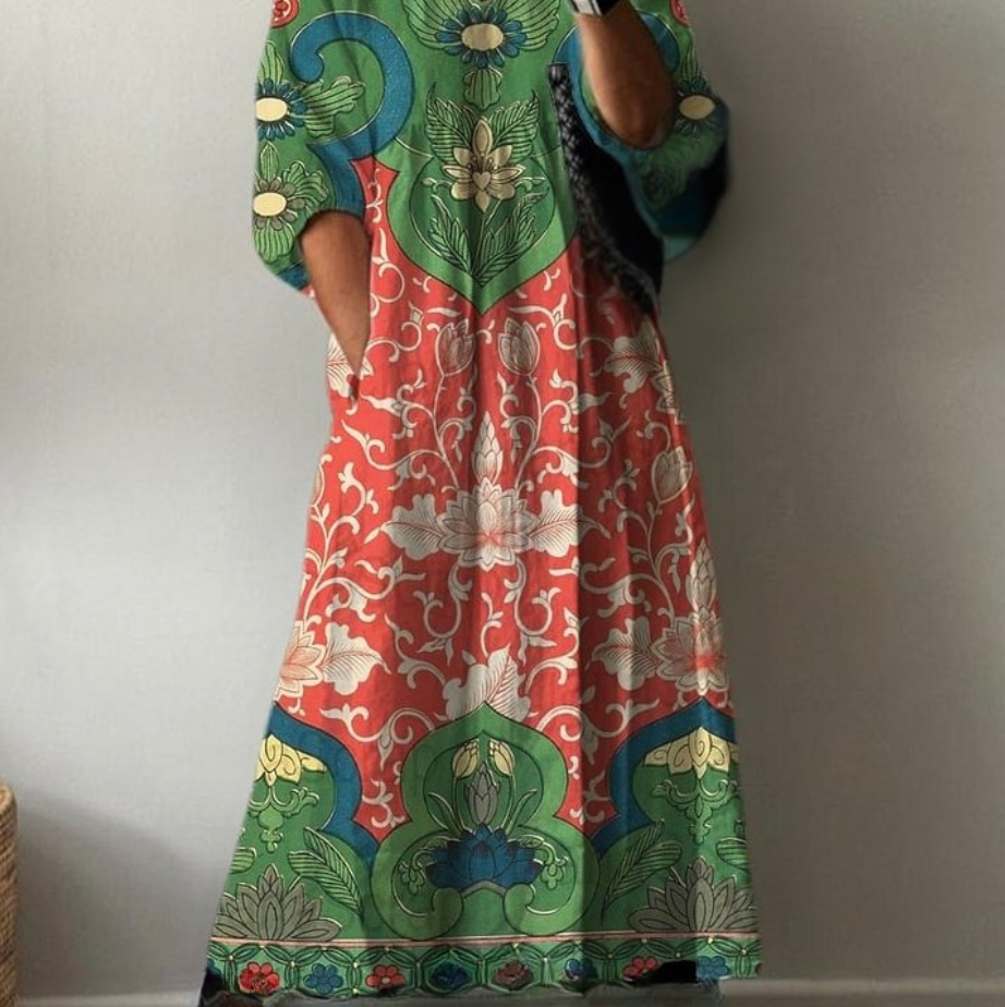 Provence | Boho midi zomerjurk